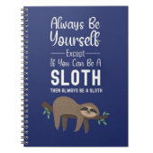 Cute Funny Sloth Gift Ideas Relax Humor Animal Kid Notitieboek (Voorkant)