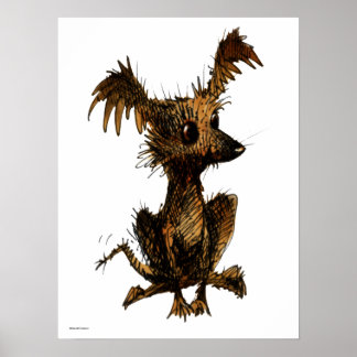 Cute Funny Speelgoed Dog Poster