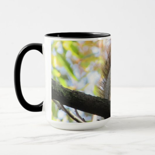 Cute Funny Squirrel Coffee Mok (Links)