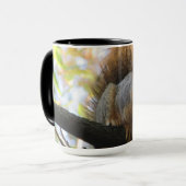 Cute Funny Squirrel Coffee Mok (Voorkant links)
