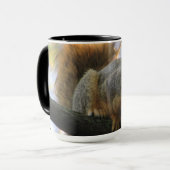 Cute Funny Squirrel Coffee Mok (Voorkant links)