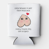 Cute Funny Step Vaderdag Blikjeskoeler (Voorkant)