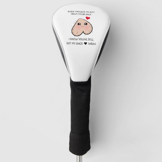 Cute Funny Step Vaderdag Golfheadcover (Voorkant)