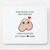 Cute Funny Step Vaderdag Muismat (Voorkant)