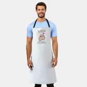 Cute Funny Step Vaderdag Schort (Gedragen)