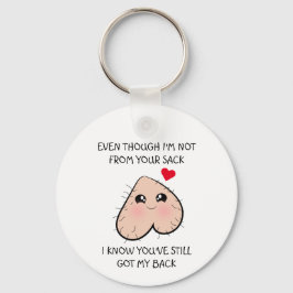 Cute Funny Step Vaderdag Sleutelhanger