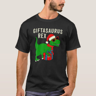 Cute Funny T Rex Kerstmis Dinosaur Meme Giftasaur T-shirt