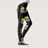 Cute & Funny Taco Dinsdag in glimlach Taco Leggings (Rechts)