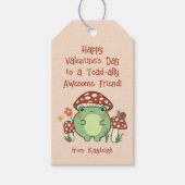 Cute Funny Toad ally Geweldige Classroom Valentijn Cadeaulabel (Voorkant)