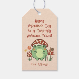 Cute Funny Toad ally Geweldige Classroom Valentijn Cadeaulabel