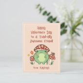 Cute Funny Toad ally Geweldige Classroom Valentijn Feestdagenkaart (Staand voorkant)