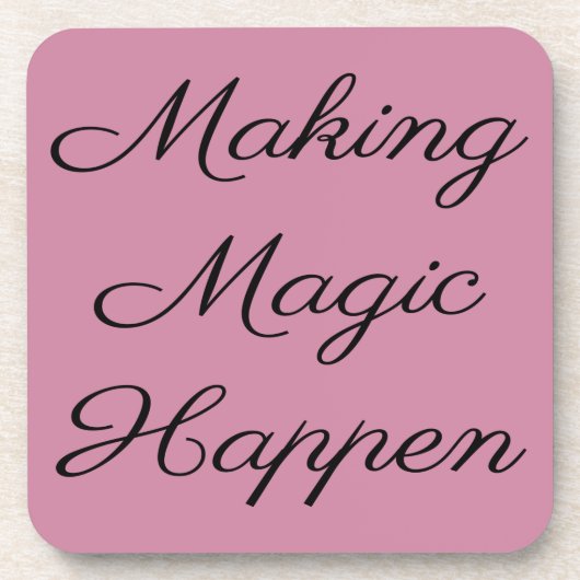 Cute Funny Vacation Magic Bier Onderzetter (Voorkant)