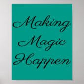 Cute Funny Vacation Magic Poster (Voorkant)