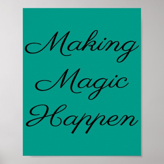 Cute Funny Vacation Magic Poster (Voorkant)