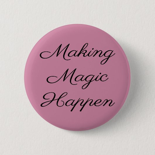 Cute Funny Vacation Magic Ronde Button 5,7 Cm (Voorkant)