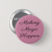 Cute Funny Vacation Magic Ronde Button 5,7 Cm (Voorkant /achterkant)