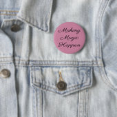 Cute Funny Vacation Magic Ronde Button 5,7 Cm (In situ)