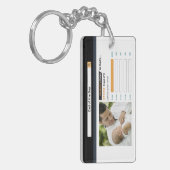 Cute Funny Vaderdag Best Dad Sleutelhanger (Voorkant Links)