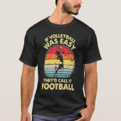Cute Funny Volleyball S. voor tieners en meisjes T-shirt (Voorkant)