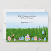 Cute Funny Washline Baby Boy Shower Kaart (Achterkant)