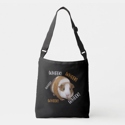 Cute & Funny Wheek - eigenaar van cavia Cavy Lover Crossbody Tas (Voorkant)