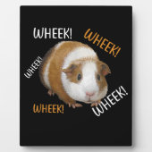 Cute & Funny Wheek - eigenaar van cavia Cavy Lover Fotoplaat (Voorkant)