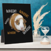 Cute & Funny Wheek - eigenaar van cavia Cavy Lover Fotoplaat (Zijkant)