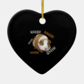 Cute & Funny Wheek - eigenaar van cavia Cavy Lover Keramisch Ornament (Voorkant)