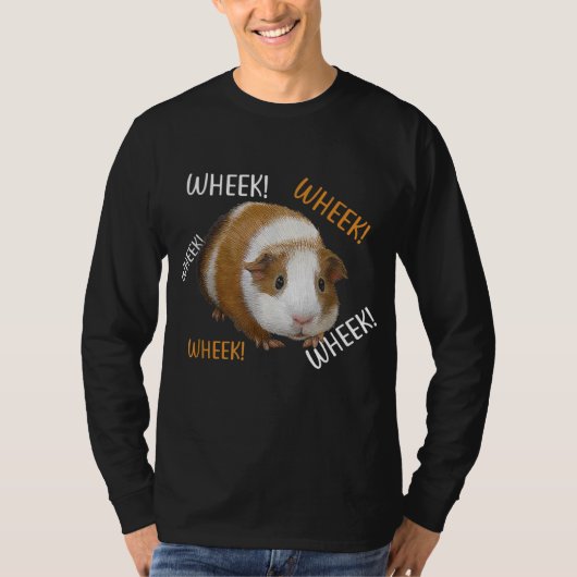 Cute & Funny Wheek - eigenaar van cavia Cavy Lover T-shirt (Voorkant)