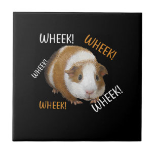 Cute & Funny Wheek - eigenaar van cavia Cavy Lover Tegeltje