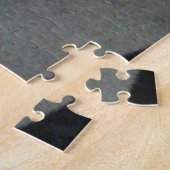 Cute Funny White Puppy Dog Brooding op Couch Legpuzzel (Zijkant)