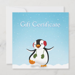 Cute Funny Winter Penguin