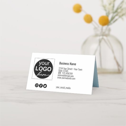 Cute Funny Winter Penguin-kaartje Plaatskaartje (Achterkant)