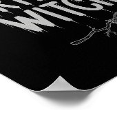 Cute Funny Witch Witchy Birthday Witches Happy Wom Poster (Hoek)