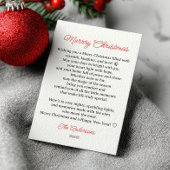 Cute Funny Xmas Birds Minimalist Merry Christmas Feestdagenkaart