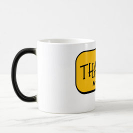 Cute Funny Yellow Thank You Mug Magische Mok