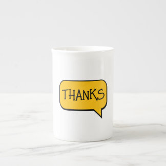Cute Funny Yellow Thank You Mug Porselein Kop