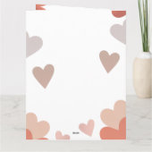 Cute Funny You Make My Heart Flutter Valentine's Kaart (Achterkant)