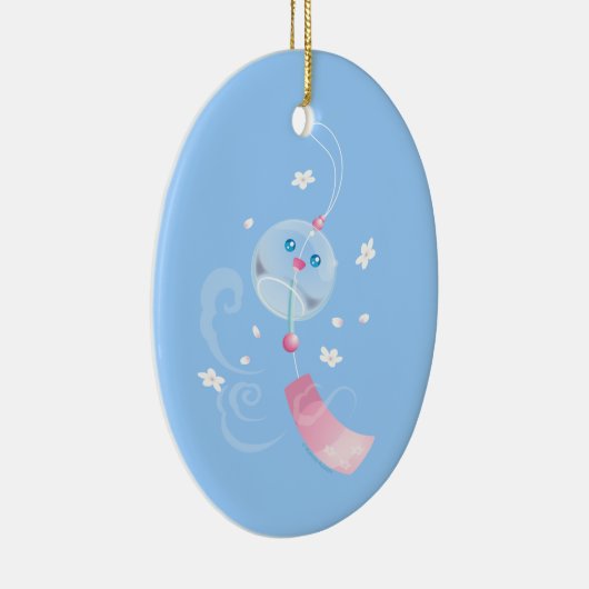 Cute Furin Wind Chime Keramisch Ornament (Rechts)