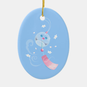 Cute Furin Wind Chime Keramisch Ornament