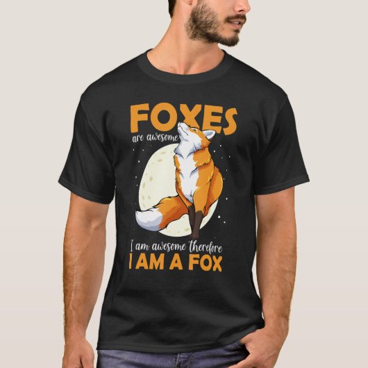 Cute Furry Foxes Retro Animal Zoo Classic Passion T-shirt (Voorkant)