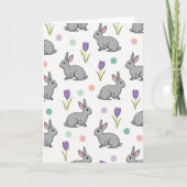 Cute Furry Friends Pattern Card Kaart (Voorkant)