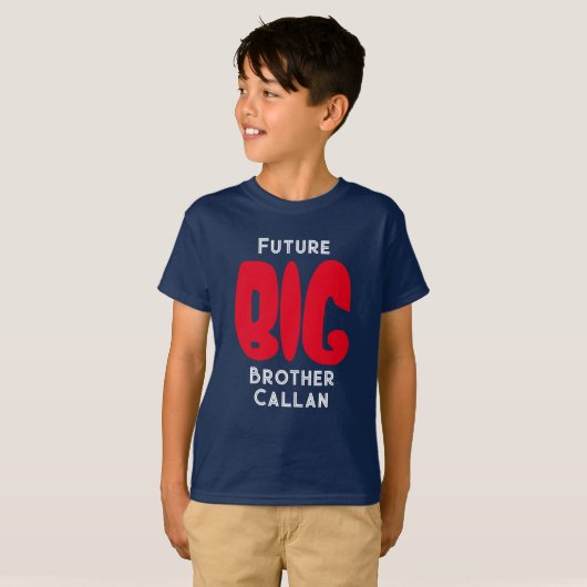 Cute "Future BIG Brother" T-Shirt (Voorkant volledig)