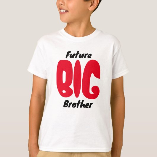 Cute "Future BIG Brother" T-shirt (Voorkant)