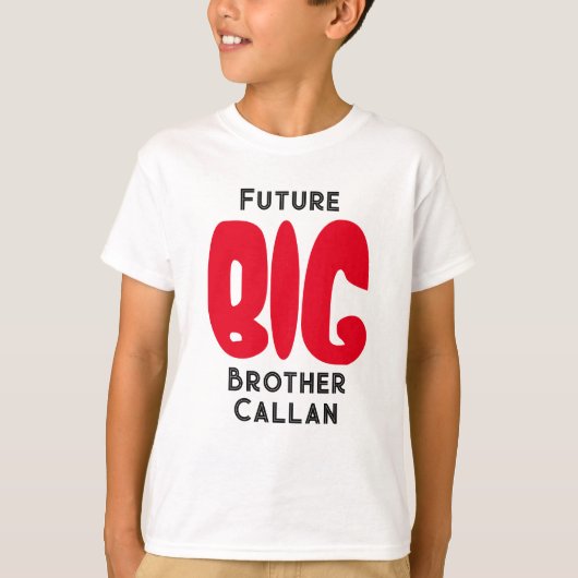 Cute "Future BIG Brother" T-Shirt (Voorkant)