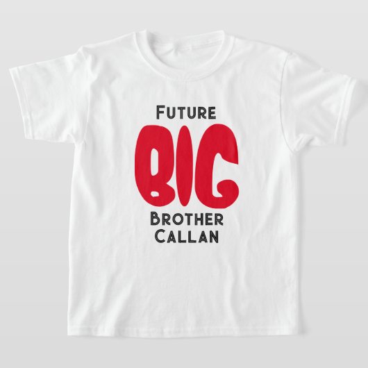 Cute "Future BIG Brother" T-Shirt (Laagn)