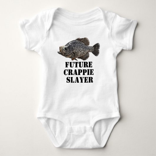 Cute Future Crappie Slayer Vist Romper (Voorkant)
