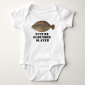 Cute Future Flounder Slayer Vist Baby Shirt (Voorkant)