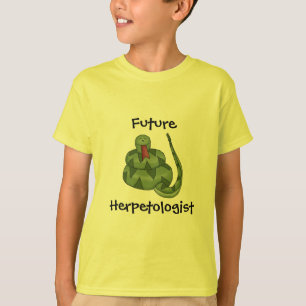 Cute Future Herpetoloog Snake Lover Kinder T-shirt