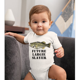 Cute Future Largemouth Bass Slayer Vist Romper